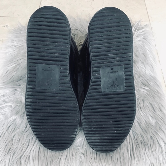 Men’s Giuseppe Zanotti black sneakers - Picture 4 of 7